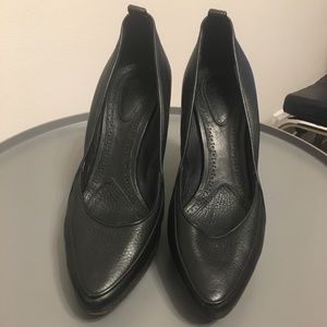 Proenza Schouler black platform heels